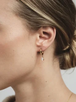 Belle Hoops Örhängen Guld><noscript><img width=