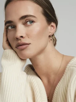 Belle Hoops Örhängen Guld – Coffee><noscript><img width=