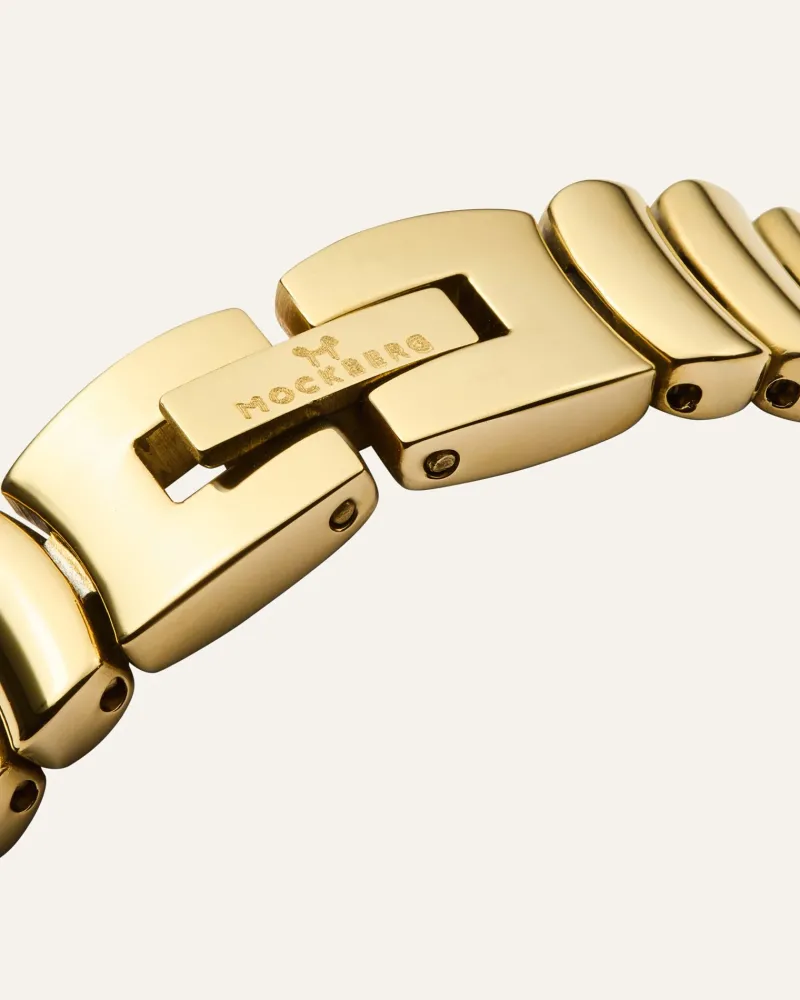 Mockberg Belle Oval Klocka Guld MB1418>Klockor New