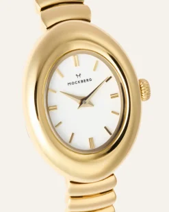Mockberg Belle Oval Klocka Guld MB1418><noscript><img width=