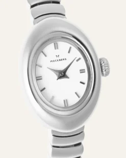 Mockberg Belle Oval Petite Klocka Silver MB1417><noscript><img width=