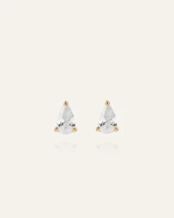Belle Studs Small Guld>Mockberg