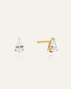Belle Studs Small Guld>Mockberg