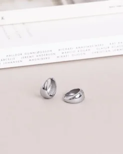 Bold Örhängen Medium Silver><noscript><img width=