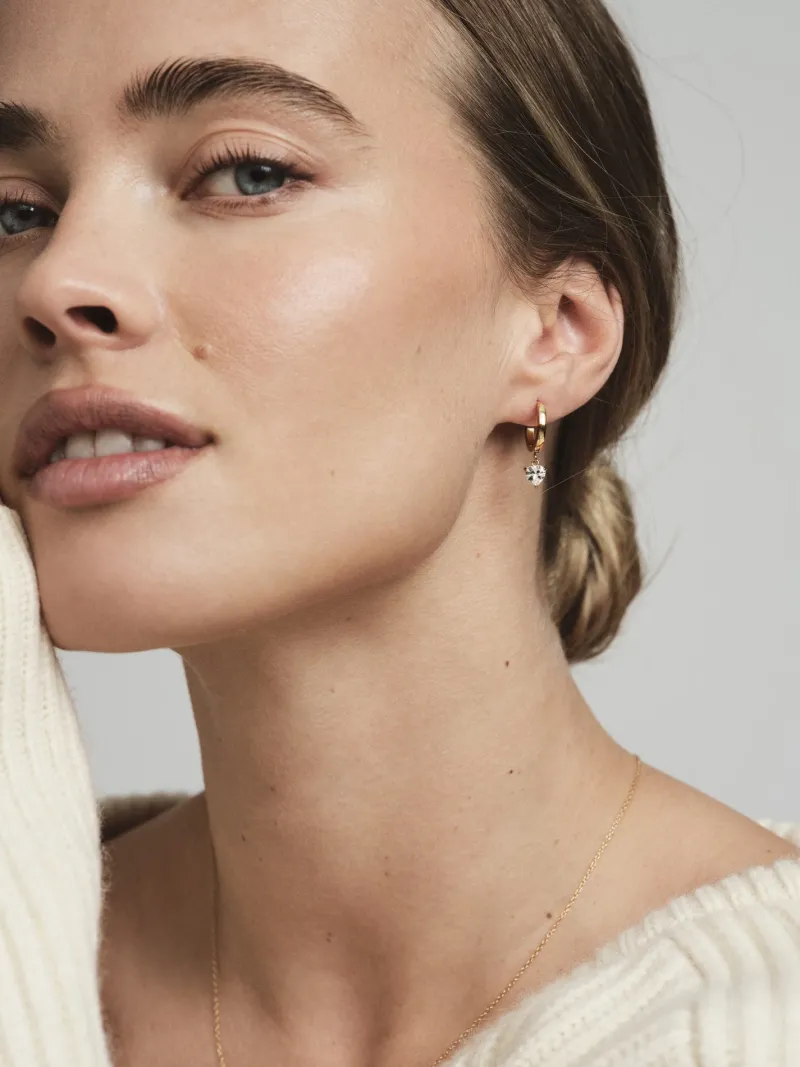 Bonne Hoops Örhängen Guld>Mockberg Outlet