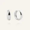 Brave Medium Hoops Örhängen Silver>Mockberg Clearance