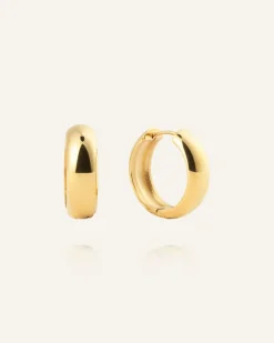 Brave Medium Hoops Örhängen Guld>Mockberg Sale