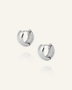 Brave Mini Hoops Örhängen Silver><noscript><img width=