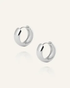 Brave Small Hoops Örhängen Silver><noscript><img width=