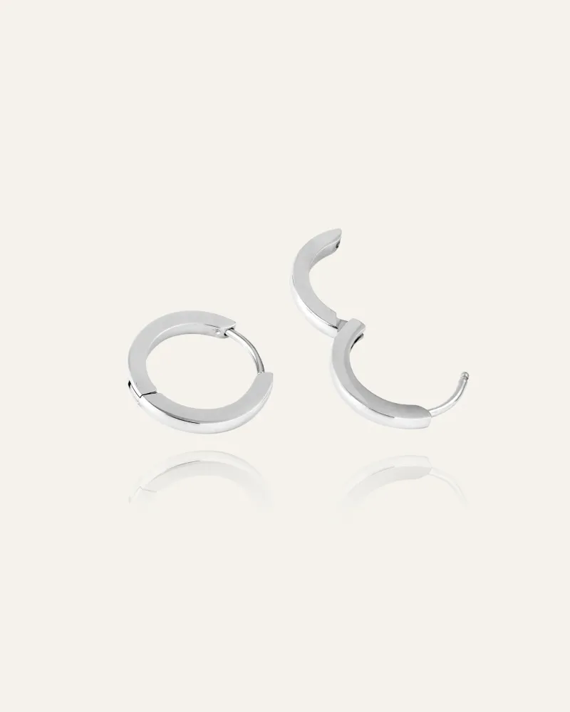 Classic Silver Medium Örhängen>Mockberg Best