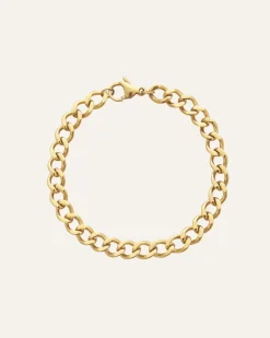 Mockberg Curb Chain Guld>Armband Clearance