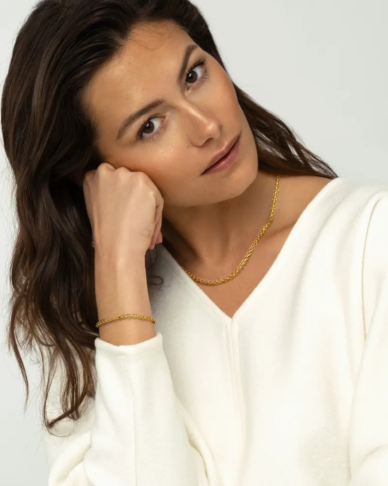 Mockberg Darling Guld>Halsband New