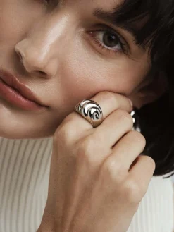 Deco Bold Ring Silver><noscript><img width=