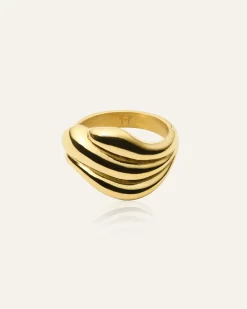 Deco Ring Guld>Mockberg Outlet