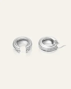 Edge Ribbed Medium Bold Silver>Mockberg Sale