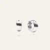 Edge Ribbed Small Bold Silver>Mockberg Best