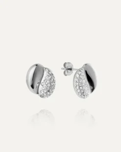 Eve Steel Earring>Mockberg New