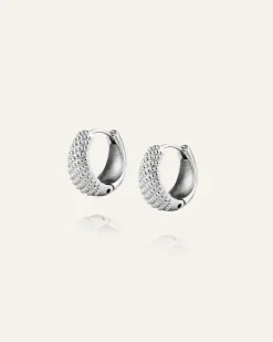 Honey Örhängen Medium Silver><noscript><img width=
