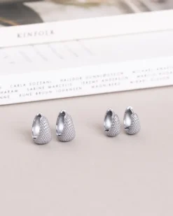 Honey Örhängen Medium Silver><noscript><img width=