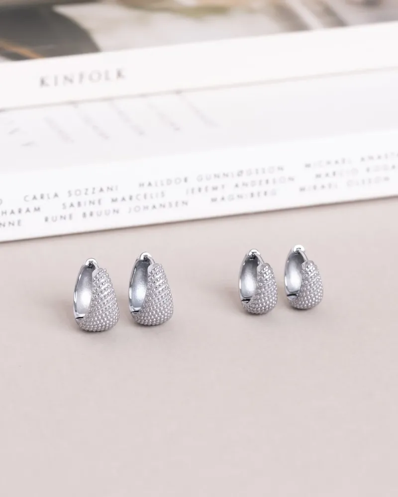 Honey Örhängen Medium Silver>Mockberg Discount