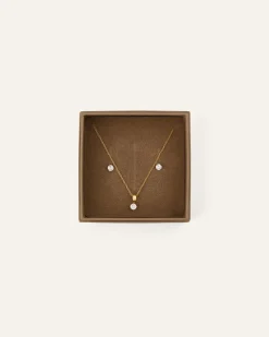 Mockberg Jolie Combo Guld>Halsband