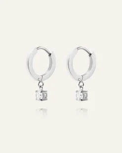 Jolie Hoops Örhängen Silver>Mockberg New