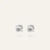 Jolie Studs Örhängen Medium Silver>Mockberg Online