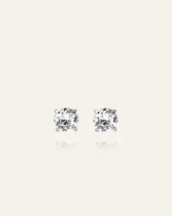 Jolie Studs Örhängen Medium Silver>Mockberg Online