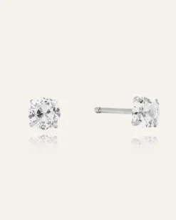 Jolie Studs Örhängen Medium Silver><noscript><img width=