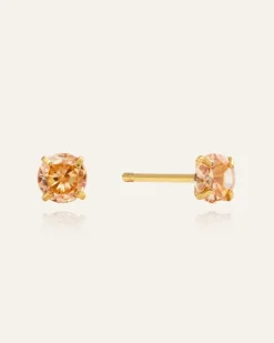 Jolie Studs Örhängen Medium Guld – Champagne><noscript><img width=