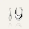 Kenza Hoops Örhängen Silver>Mockberg New
