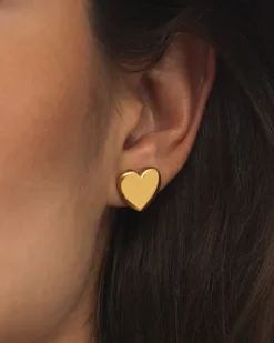 Love Gold Large Studs><noscript><img width=