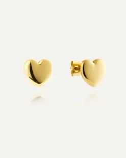 Love Gold Large Studs><noscript><img width=