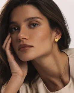 Love Gold Large Studs><noscript><img width=