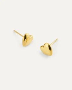 Love Gold Medium Studs><noscript><img width=
