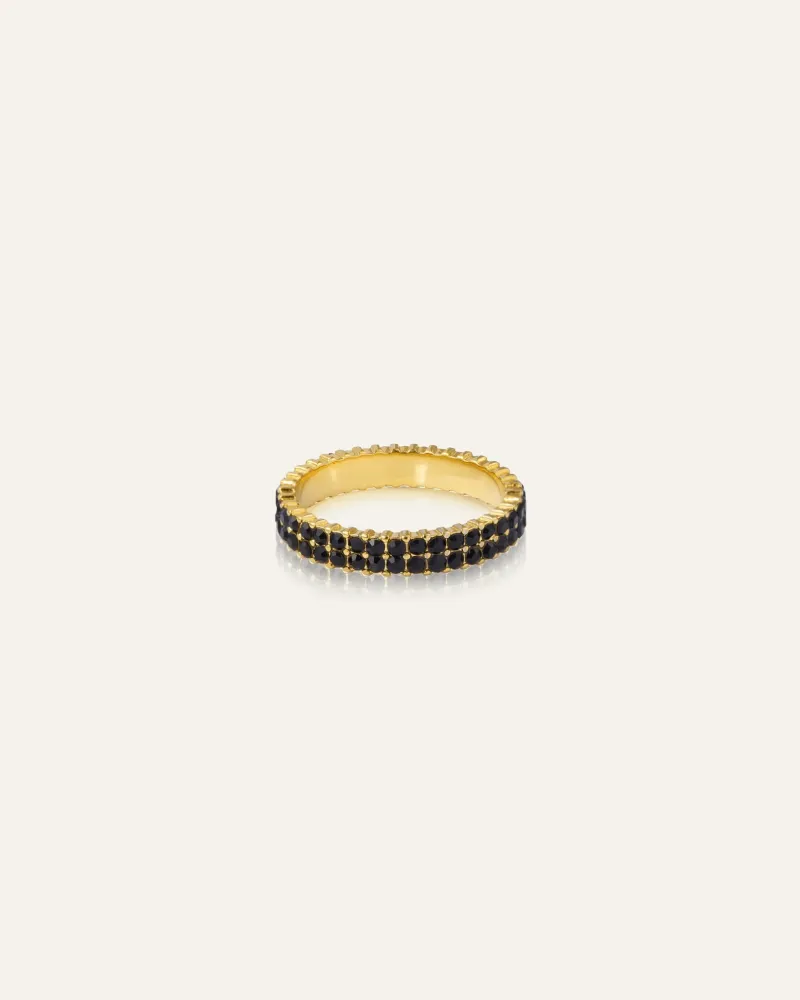 Midnight Noir Ring Guld (Mega kampanj)>Mockberg Outlet