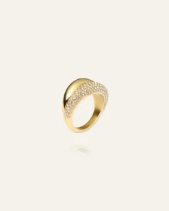 Pavé Daring Guld Ring>Mockberg Sale