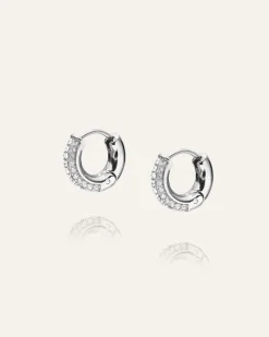 Pavé Everyday Small Silver Örhängen>Mockberg Discount