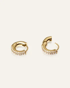 Pavé Everyday Small Guld Örhängen><noscript><img width=