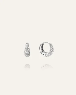 Pavé Precious Mini Silver Örhängen>Mockberg Clearance