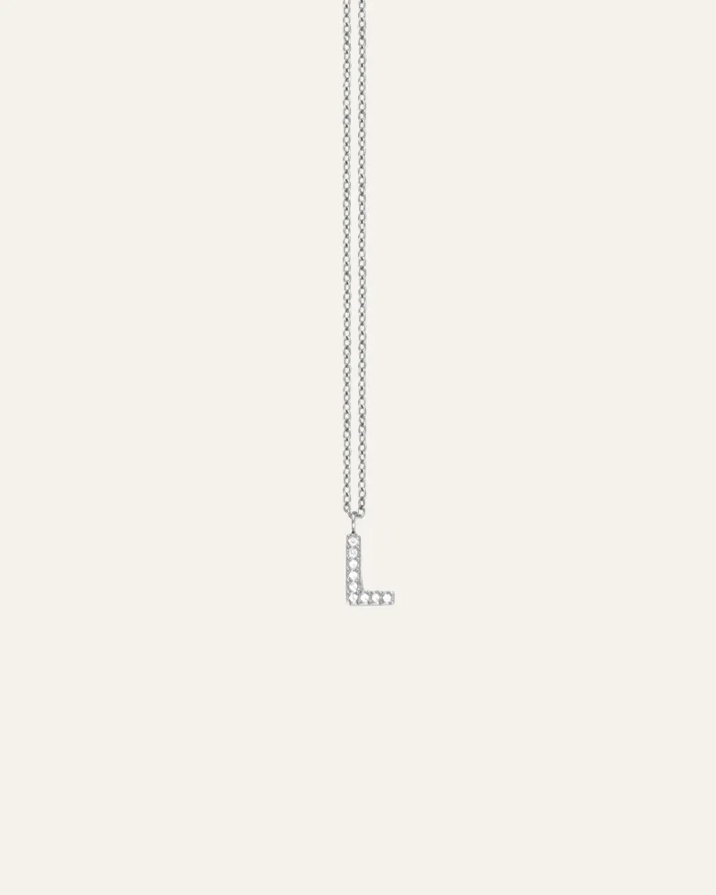 Mockberg Petite Stone Bokstav Silver>Halsband Online