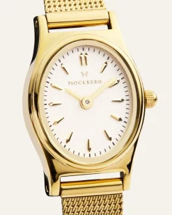 Mockberg Retro Mesh Gold Watch MB0253>Klockor Sale