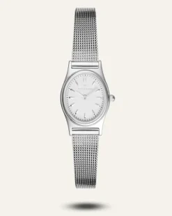 Mockberg Retro Mesh Silver Watch MB0254>Klockor Online