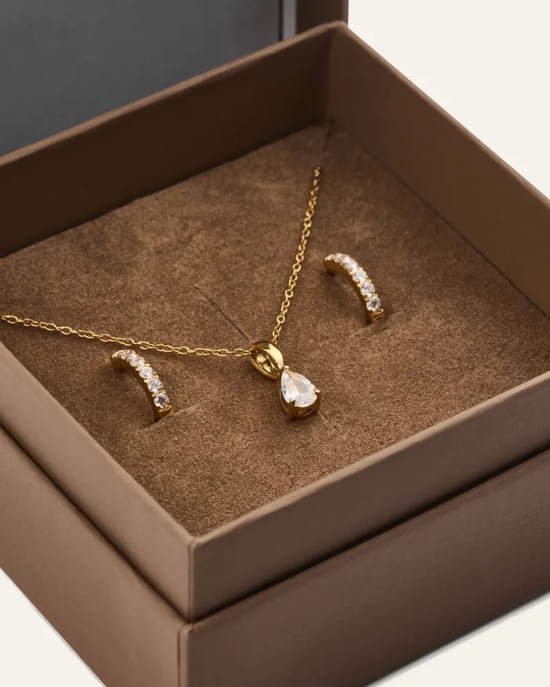 Mockberg Shiny Belle Combo Guld>Halsband Online