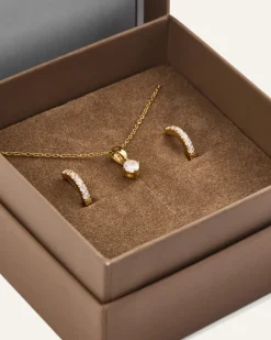Mockberg Shiny Jolie Combo Guld>Halsband