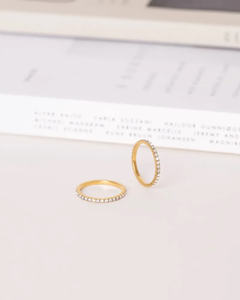 Shiny Ring Guld>Mockberg Outlet