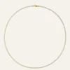 Mockberg Shiny Tennis Guld>Halsband Clearance