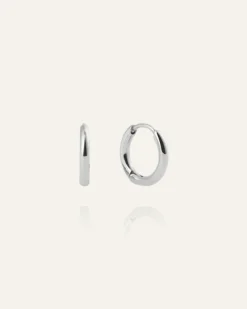 Slim Mini Hoops Örhängen Silver>Mockberg Online