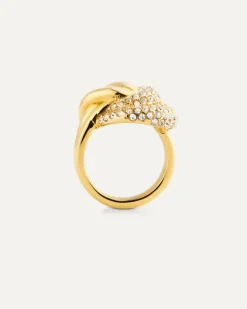 Soirée Gold Ring><noscript><img width=