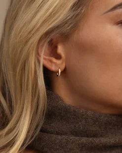 Sparkle Mini Hoops Örhängen Guld>Mockberg Clearance